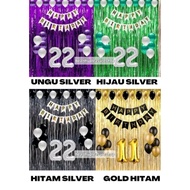 23 Complete economical decoration package items! Birthday Decoration Package Birthday Party Lampung 