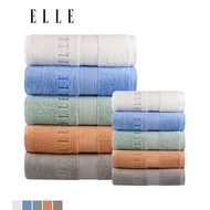 ELLE Towel ผ้าขนหนู COTTON &amp; SPUN POLYESTER มีให้เลือกถึงไซสใหญ่พิเศษ [ TEC053 ]