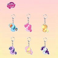 1 ชิ้น พวงกุญแจตัวละครน่ารักของ My Little Pony - Twilight Sparkle, Rainbow Dash, Pinkie Pie, Flutter