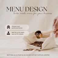 Menu Design for Restaurant
