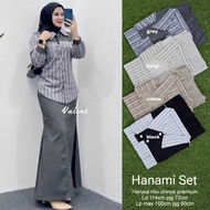 HANAMI SET BY VALENT WOMEN'S SUIT TOP MIX SKIRT MADE FROM HARUKA MIX CHINOS