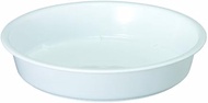 Yamato Plastic Pot Plate, Medium Deep Plate, No. 9, φ11.0 x H22.7 inches (280 x 55 cm), White