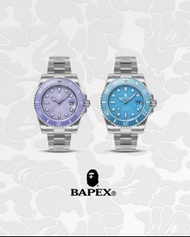 預訂 🇯🇵 Bape Classic TYPE1 BAPEX 機械錶 天藍/粉紫