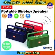 Portable Speaker Bluetooth Wireless ET-909 Support SD Card/FM Radio/Pendrive/AUX
