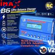 IMAX B6 V1 V2 80W Balance Charger LiPo LiHv Lilo LiFe 1-6S NiHM/Cd & Pb With 15V Adapter For RC Dron