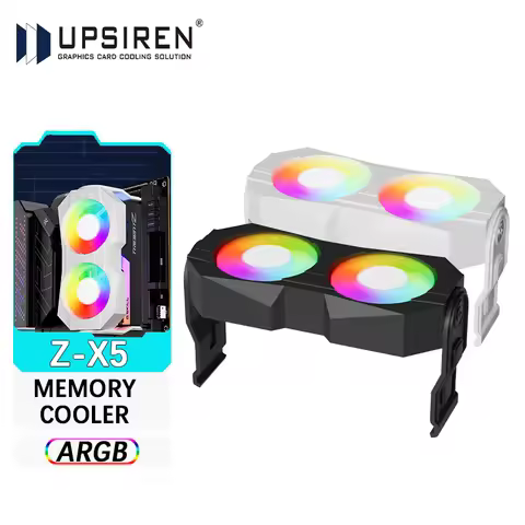 UPSIREN Z-X5 memory module cooler fan ARGB lighting synchronized desktop computer case air cooling s