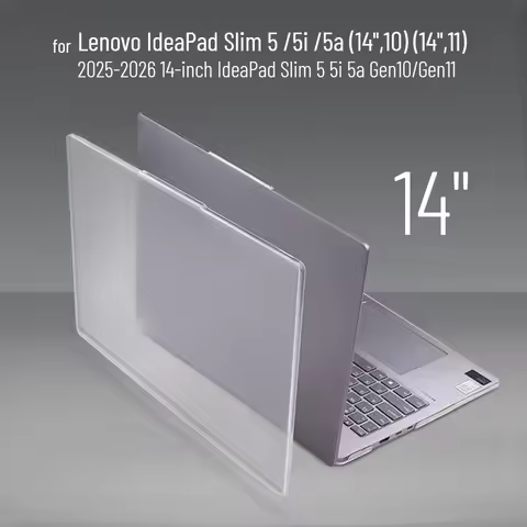 Matte Hard Shell Case for 14" Lenovo IdeaPad Slim 5 5a 5i Gen10 Gen11 2025‑2026 Anti‑Scratch Shockpr