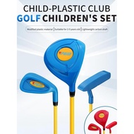 Pgm Kids Golf Club Plastic Kids Golf Club Set Iron Putter Driver + Bag
