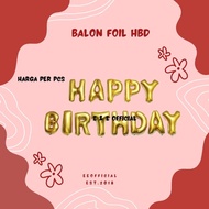 HAPPY BIRTHDAY FOIL BALLOON SET HBD BALLOON/ BIRTHDAY BALLOON/ BIRTHDAY BALLOON SET