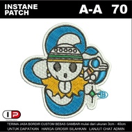 A-A70 SUPER PREMIUM EMBROIDERED EMBLEM PATCH - I PATCH