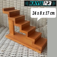 Sushi Wooden Ladder 24x8x17 cm Wooden Sushi Rack Sushi Tray (TS-04)