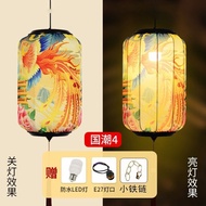 New Chinese Trendy Lantern Outdoor Red Lantern Waterproof Sunscreen Lantern Elastic Cloth Brigade Ch