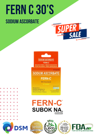 Fern-C Vitamin 500 mg 30 Capsules ifern products