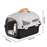 全城熱賣 - Portable pet box car cat bed pet airline box cat airline box iron net cat dog travel checked 