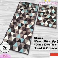 NMs anti-slip long hallway runner kitchen triangle foot mat carpet