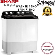 SHARP SEMI AUTO WASHING MACHINE 12KG EST1216