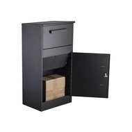 Outdoor Outdoor Express Cabinet Black Handmade European Style Ready Stock Rainproof Parcel Box Whole