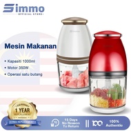 Simmo Electric Meat Grinder Mini Chopper Blender Baby Food Processor 1000ml 4-Blades Garlic Chilli C