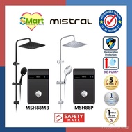 【In stock】Mistral Instant Water Heater with Rain Shower & DC Pump [MSH88P/ MSH88MB] KY1N