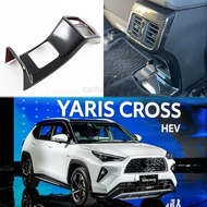 Car Accessories For Toyota Yaris Cross 2023 2024 Rear air outlet ABS Anti-kick panel protection modification
