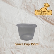 [Contents 50 Pcs] Thinwall Sauce Cup 150ml Meiji/ Sauce Cup 150ml Sauce Container 150ml Sauce Contai