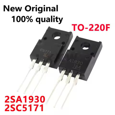(10piece) New Original 2SA1930 A1930 2SC5171 C5171 TO-220F Printer motherboard to tube In Stock