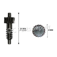 Gear, Side Mirror Door Honda City T9A (28.5mm x 9.5mm)(17 Gears)(Aluminium)