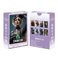 55pcs Mobile Game Delta Force Laser Holographic Lomo Cards Wuthering Waves Kai Silva Roy Smee Rover 