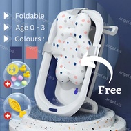 Infant Bath Tub Folding Newborn Baby Foldable Non-Slip Baby Bathtub Tab Mandi Baby Tab Besen Mandi B