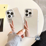 Simple Cosmetic Mirror Clear Casing For OPPO A6 Pro Reno 12 Pro 12F A98 A79 A59 A16K A16E A2M A3X A3