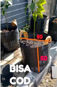 Terpal pot PLANTER BAG POLIBAG POT Bunga Plater Bag T 40 x D 33 pot