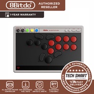 8BitDo All-Button Arcade Controller for Switch/Switch 2 & Windows – Bluetooth, 2.4G, Wired Connectiv