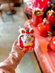 [ Chính Hãng] móc khóa Keychain Starbucks MINI LION DANCE- SS 2025