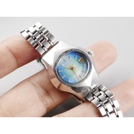Second-Hand Japanese Vintage Watch Orient Blue Dial Women's Automatic Round 28mm