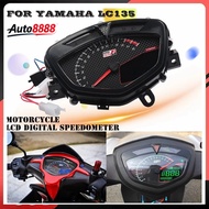 Motorcycle Speedometer LCD RPM Tachometer Meter Digital Meter for Yamaha Lc135 V1 Jupiter MX Copy Um