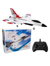 KFJND เครื่องบินบังคับสำหรับเด็กผู้ชายเครื่องบินบังคับ ° โฟม EPP F16เครื่องบิน RC เครื่องบินบินได้2.