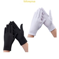 fol 2pcs Good Qualities Presentation Gloves Spandex Gloves Nylon Cotton Gloves