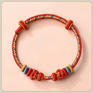 (HIGH QUALITY ALBUM 3) 3mm mixed charm woven bracelet with lovely color combination - meaning luck a