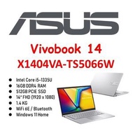 華碩 - Vivobook 14 (X1404, 13th Gen Intel) X1404VA-TS5066W [ i5-1335U / 16GB / 512GB SSD / 14" FHD ]