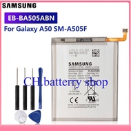 แบตเตอรี่แท้ Samsung Galaxy A50 A505F SM-A505F A505FN/DS/GN A505W A30s a30 EB-BA505ABN EB-BA505ABU
