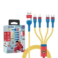 XPower x One Piece BC24 8合1 2出4 100W PD3.0鋁合金快速充電線