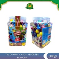 TYL PERMEN GUMMY CANDY KARAKTER ANEKA RASA BUAH VARIAN 300-500 GRAM