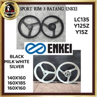 SPORT RIM 3 BATANG FULL CHOP ENKEI LC135 Y15 Y15Z Y125Z RS150 SIAP BEARING BUSH 3 KAKI LC135 5S LAGE