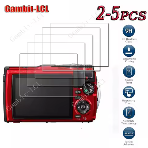 Tempered Glass For Olympus Tough TG3 TG-3 TG-4 TG4 TG5 TG-5 TG-6 TG6 TG-7 GT7 Camera LCD Screen Prot