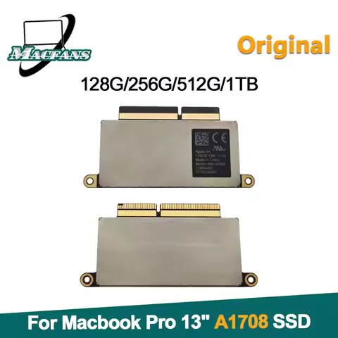 Original A1708 SSD 128GB 256GB 512GB 1TB for MacBook Pro Retina 13.3 " A1708 Solid State Drive PCI-E