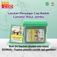 6Sachet Serbuk Larutan Penyegar Cap Badak Rasa Jambu & Jeruk Nipis