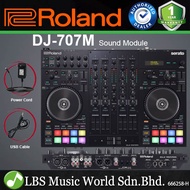 Roland DJ-707M 4 Channel Serato DJ Controller with Turntable, Drum Machhine and Vocal Transformer  (