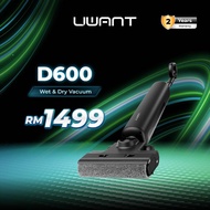 UWANT D600 Wet Dry Vacuum Cleaner | 23000Pa Suction, 100°C Hot Wash & Dry, Push-In Base, Anti-Tangle