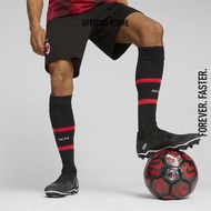 PUMA FOOTBALL - กางเกงขาสั้นฟุตบอล AC Milan เกรดแฟนบอล (Replica) สีดำ  - 77041304