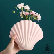 🇸🇬[SG Stock]SG Local European Style Shell Vase Suitable For Home Decorations | Preserved Flowers | Dried Flowers